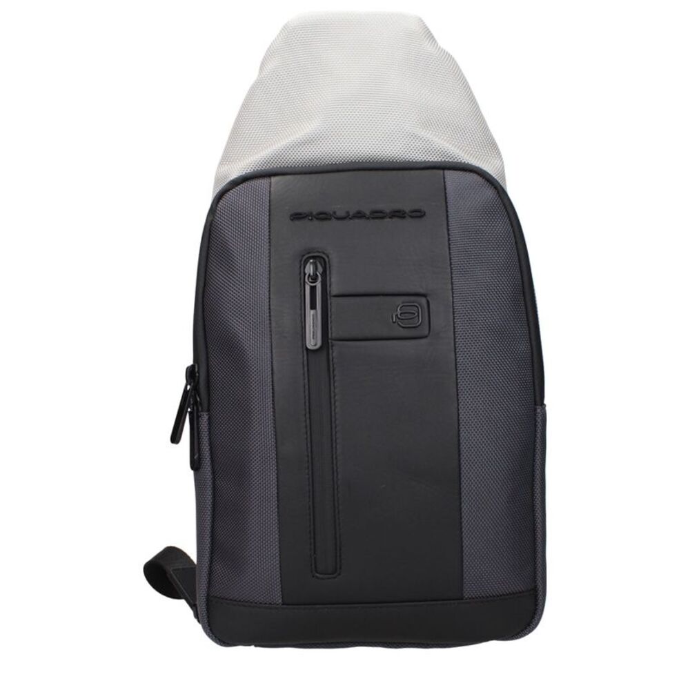Piquadro Gray Fabric Men's Backpack